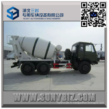 Moteur de Dongfeng CUMMINS outre du camion de mélangeur de béton de la route 5 M3